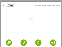 Tablet Screenshot of privemouldings.com